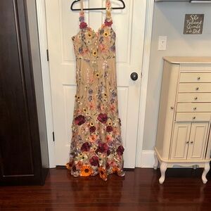 Stunning AW Bridal 3D floral dress new without tags.
Retails at $149